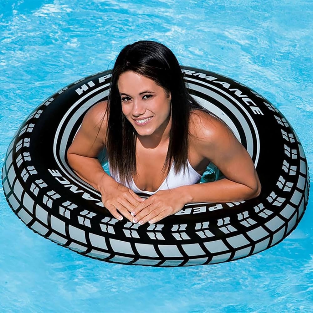 Intex Inflatable 36" Giant Tire Tubes for Swimming Pool/Lake/Ocean